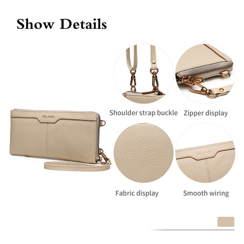 Crossbody Phone Bag - Apricot